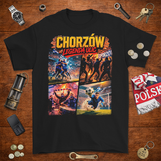 Koszulka Chorzów Legenda Ulic – Fanatyczny Styl & Miasto | Gildan 2000