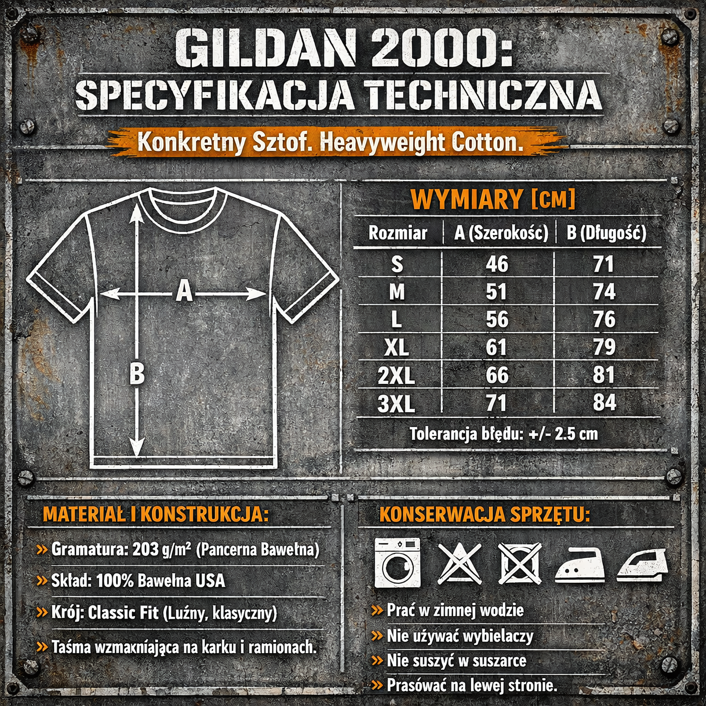 Koszulka Tychy Jadą Dalej - GKS Ultra Styl | Gildan 2000 Heavy Cotton