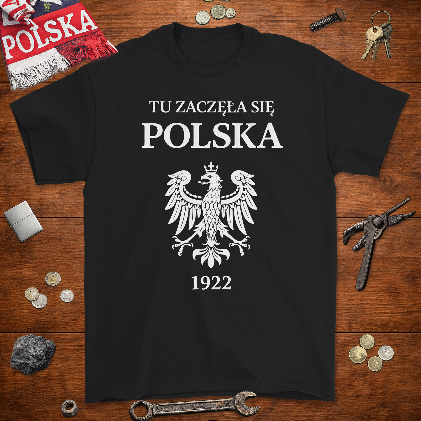 Koszulka Patriotyczna Górny Śląsk 1922 - Tu Zaczęła Się Polska | Gildan 2000