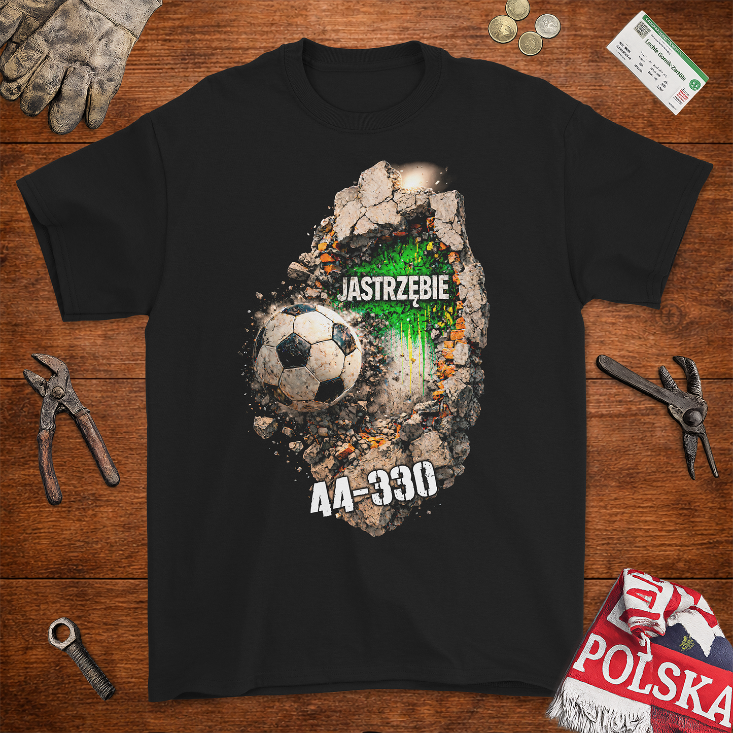 Koszulka Jastrzębie 44-330 – Styl Miejski & Kibicowski | Pancerne Gildan 2000