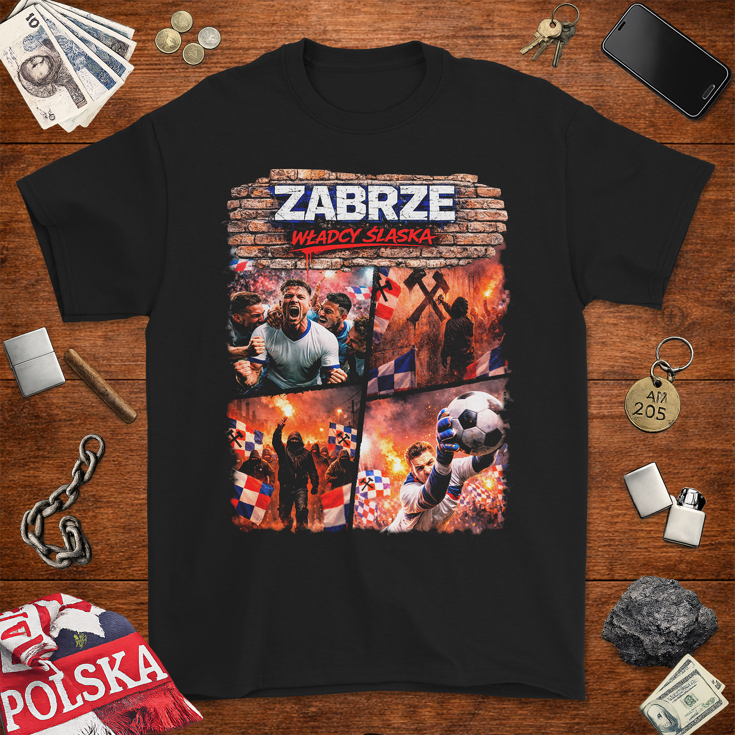 Koszulka Zabrze Władcy Śląska – Pasja i Duma Górnika | Gildan 2000 Ultra Cotton