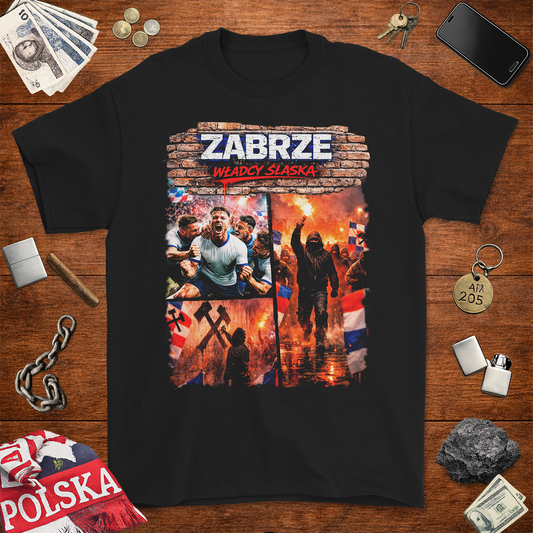 Koszulka Zabrze Władcy Śląska – Pasja i Duma Górnika | Gildan 2000 Ultra Cotton