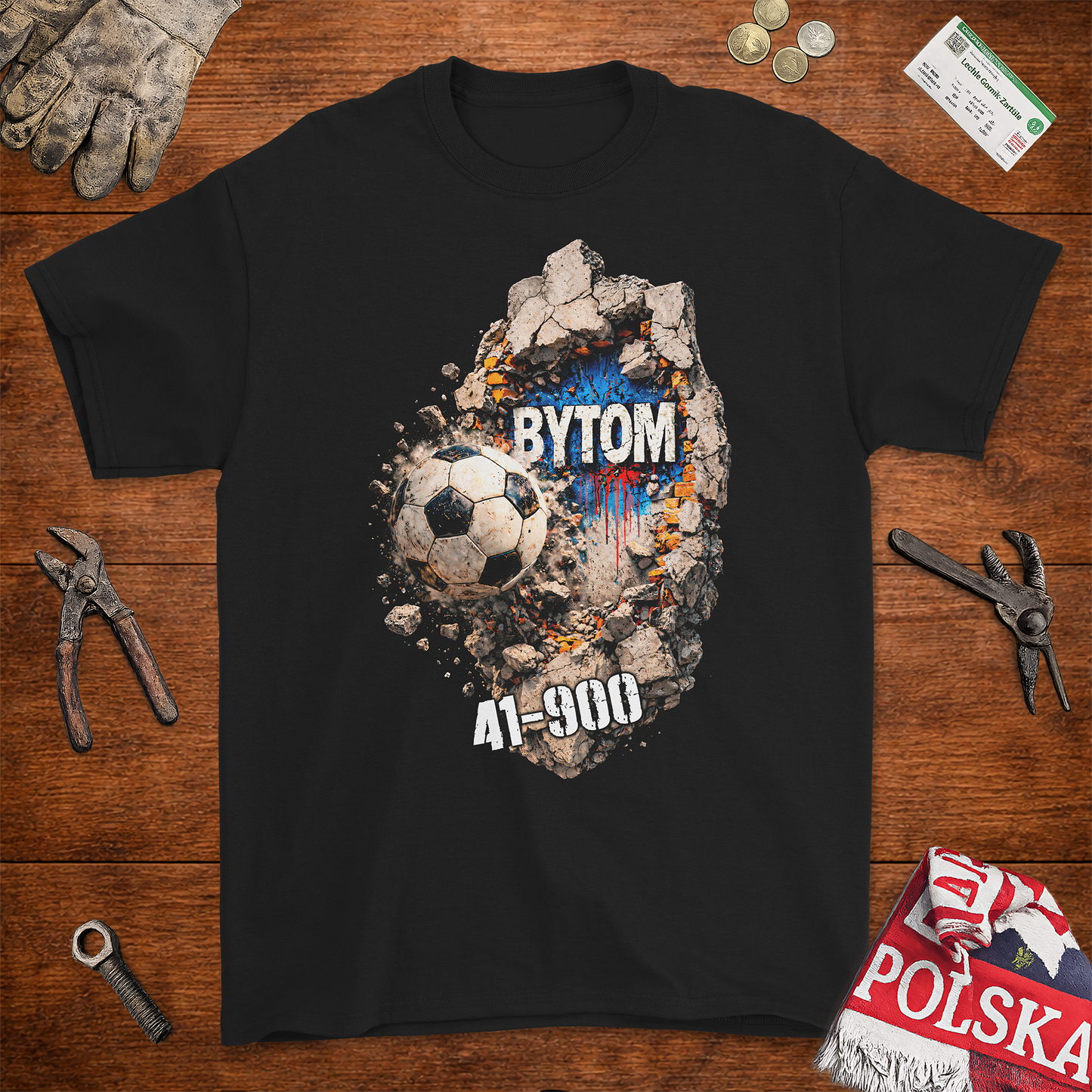 Koszulka Bytom 41-900 – Styl Uliczny & Kibicowski | Gildan 2000 Heavy Cotton