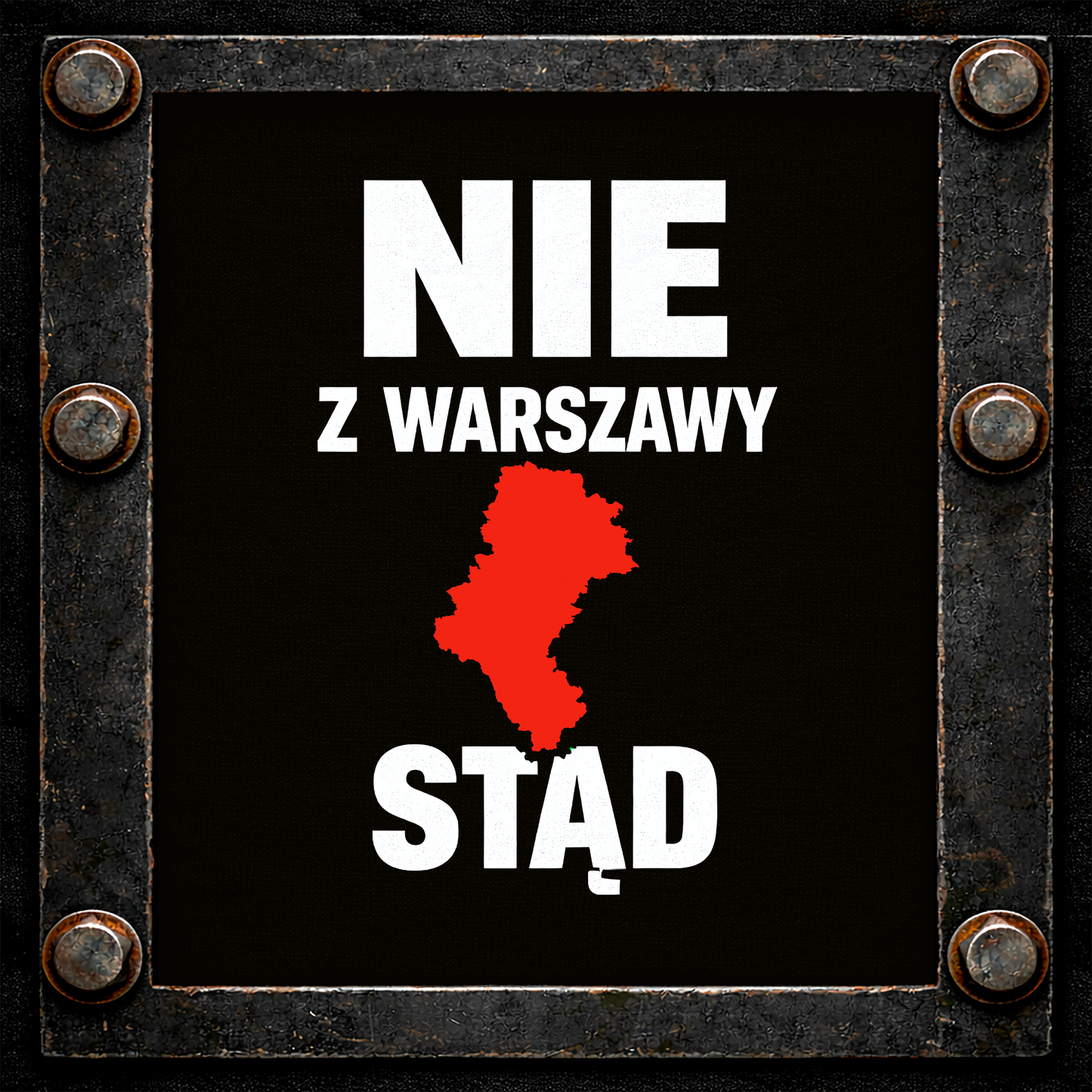 Koszulka Nie z Warszawy, STĄD – Śląska Tożsamość | Solidna Bawełna Gildan 2000