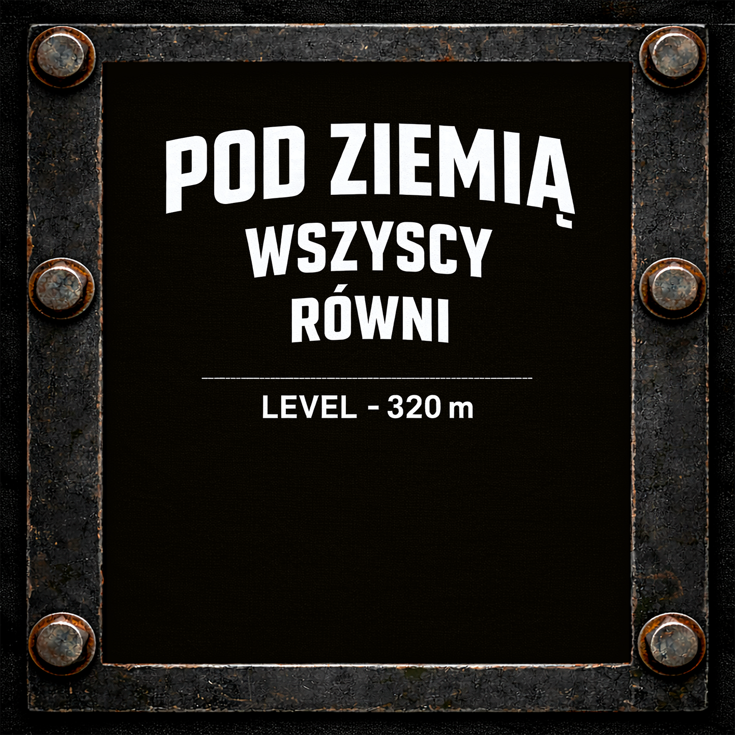 Koszulka Pod Ziemią Wszyscy Równi – Etos Górniczy | Solidna Bawełna Gildan 2000