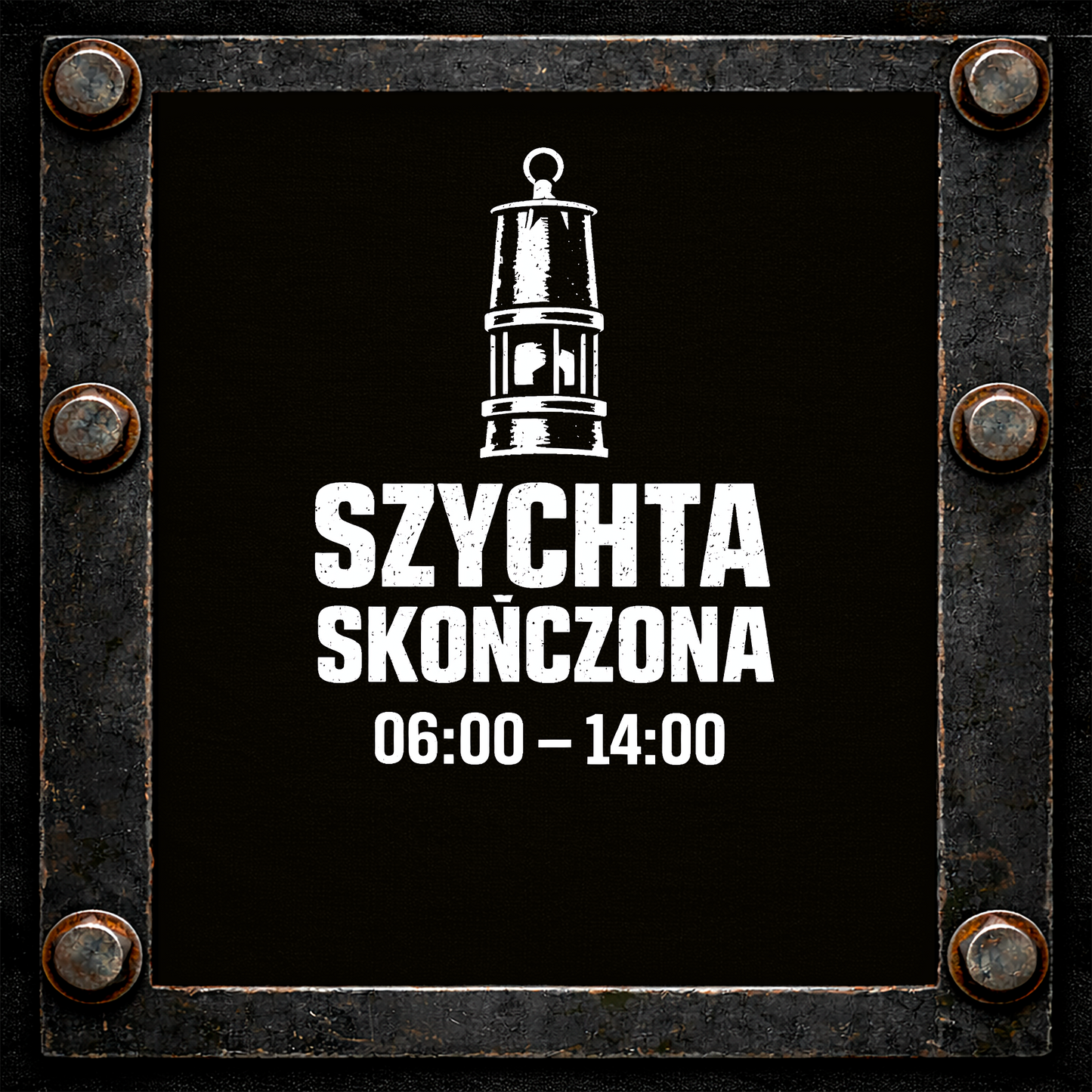 Koszulka Szychta Skończona 06:00-14:00 – Prezent dla Górnika | Gildan 2000