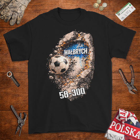 Koszulka Wałbrzych 58-300 – Styl Uliczny & Pasja | Solidna Bawełna Gildan 2000
