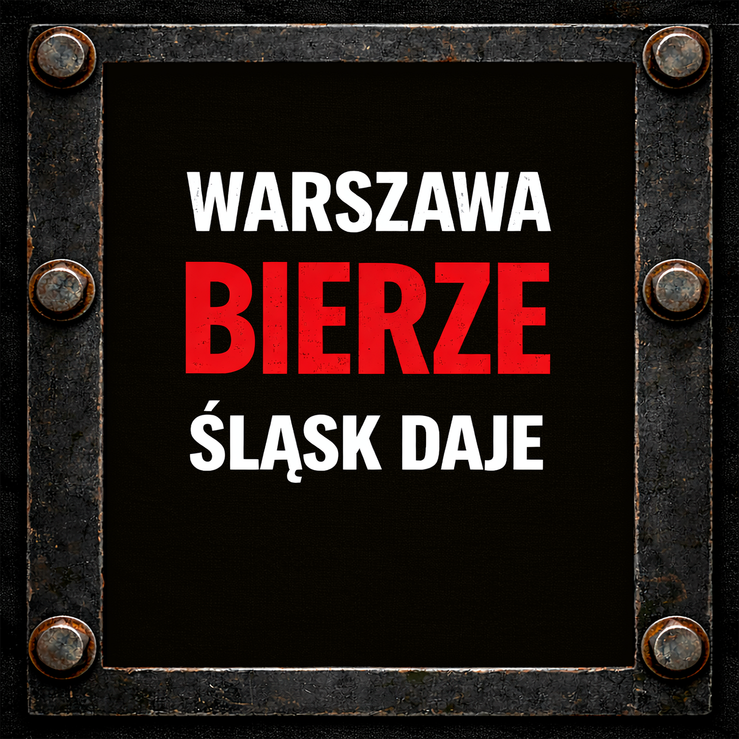 Koszulka Warszawa Bierze Śląsk Daje – Manifest Regionalny | Gildan 2000 Heavy Cotton