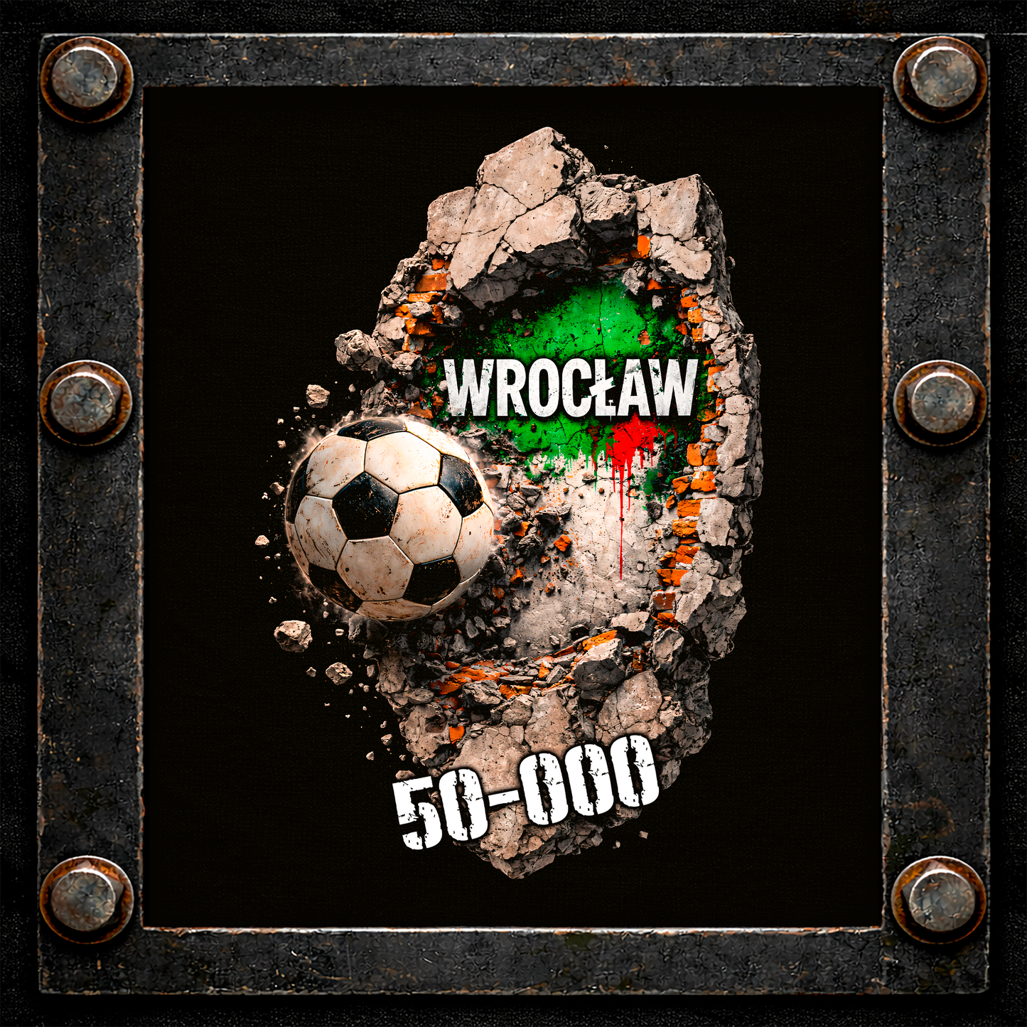 Koszulka Wrocław 50-000 – Styl Uliczny & Pasja | Solidna Bawełna Gildan 2000