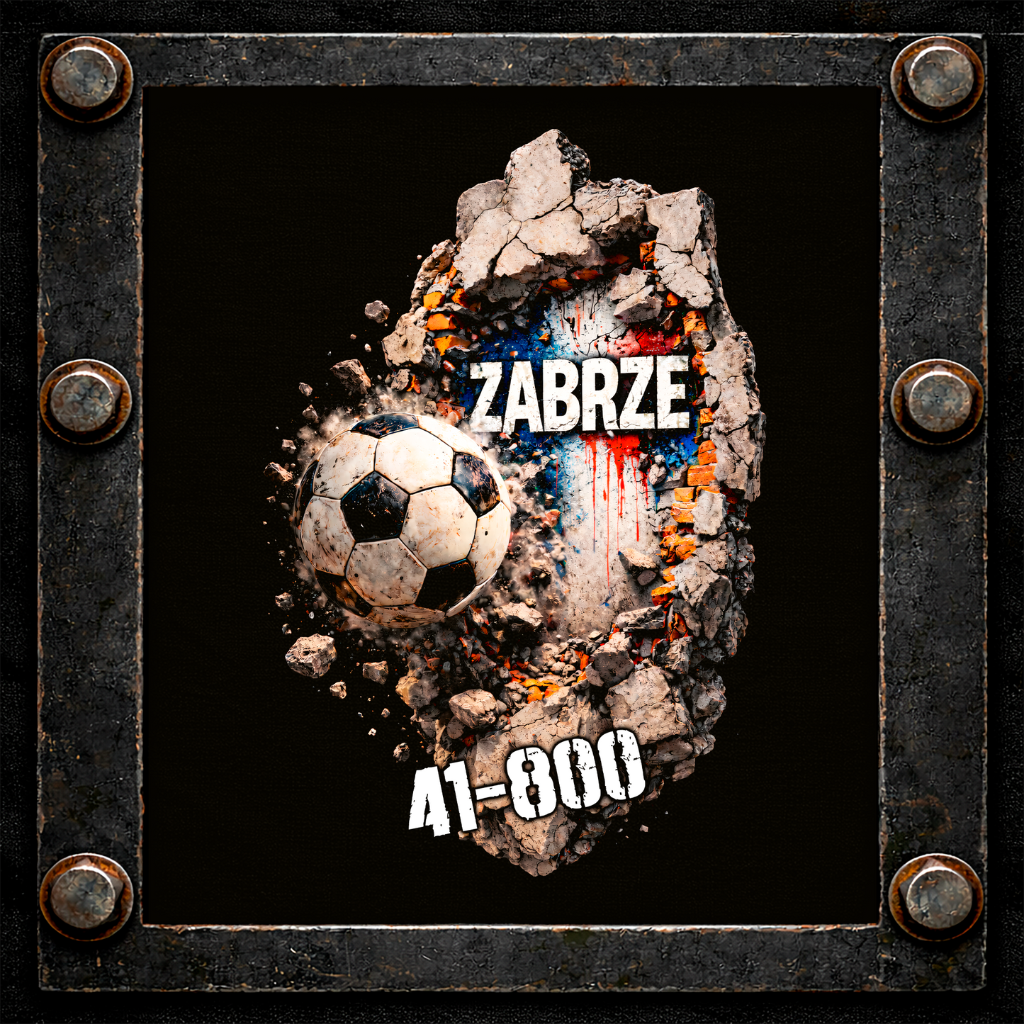 Koszulka Zabrze 41-800 – Styl Uliczny & Pasja Górnika | Solidna Bawełna Gildan 2000